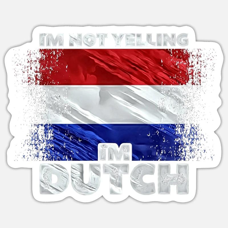 Holland Sticker størrelse S (10 x 10 cm)