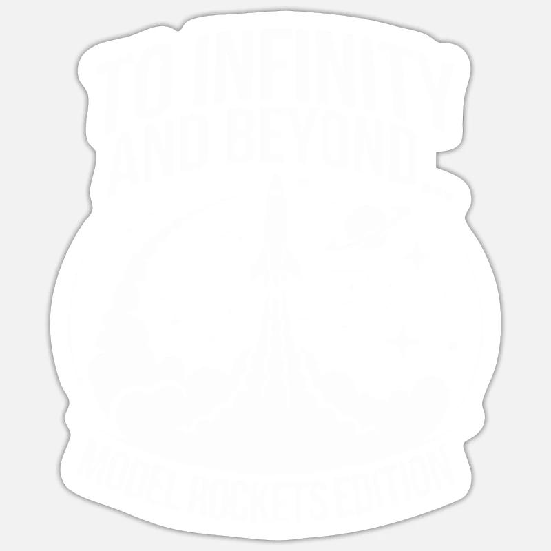 Rocket Launch Day for Model Rocket Enthusiasts Sticker size S (10 x 10 cm)