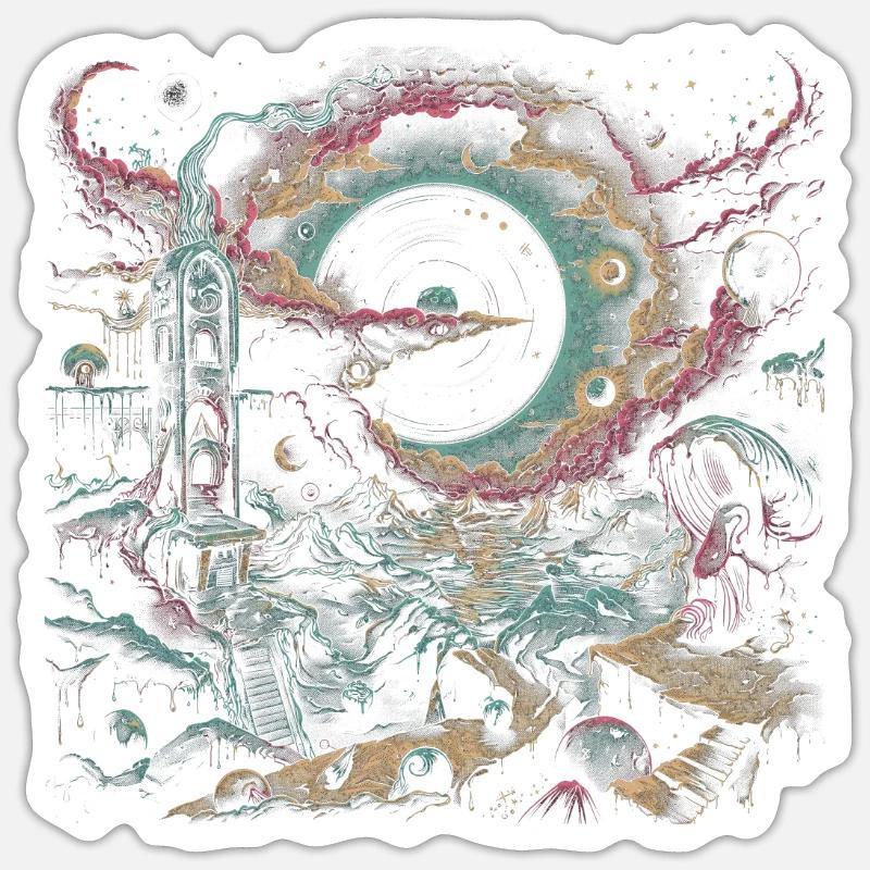 Weirdcore Aesthetic Nightmare Dreamcore Sticker size S (10 x 10 cm)