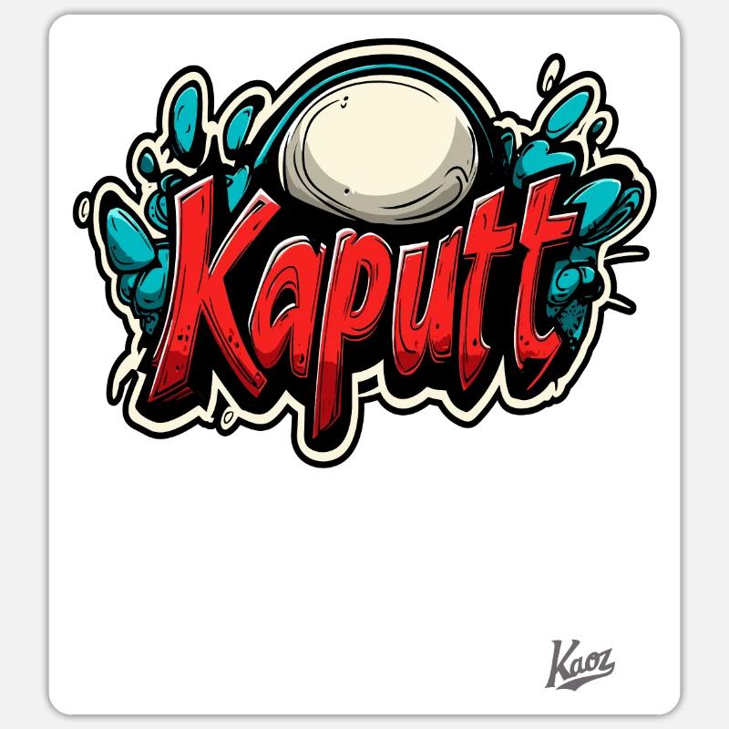Broken : Chefs-d’œuvre de destruction - Sticker taille S (10 x 10 cm) - blanc mat
