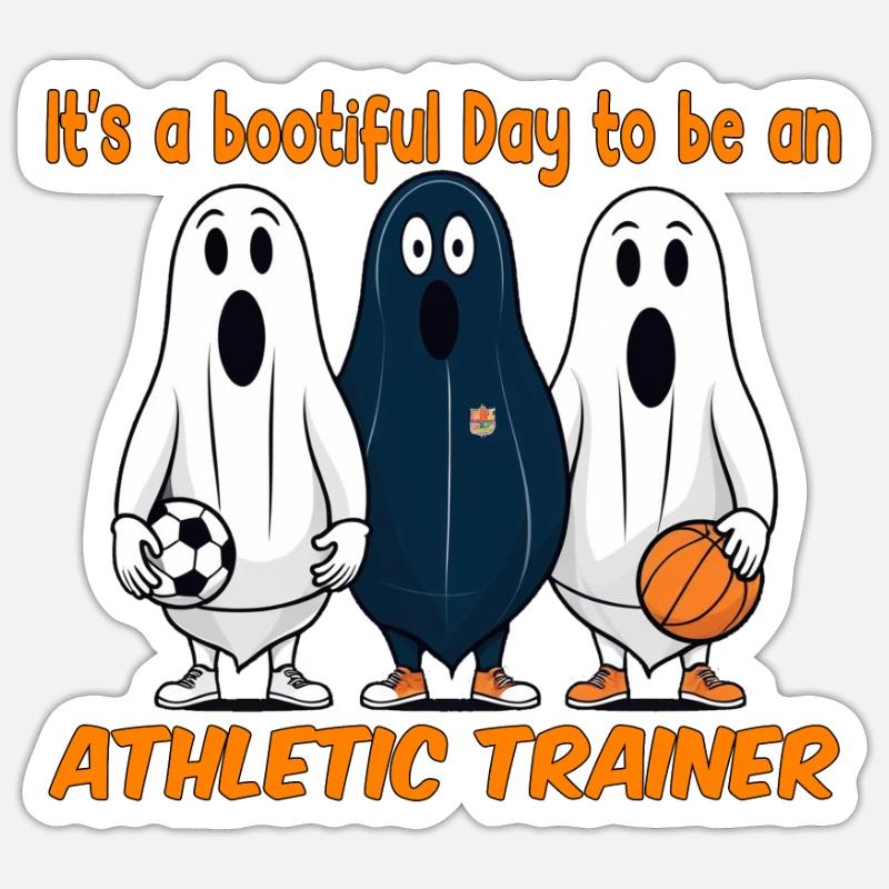 Bootiful Day Athletiktrainer Sticker Größe S (10 x 10 cm)