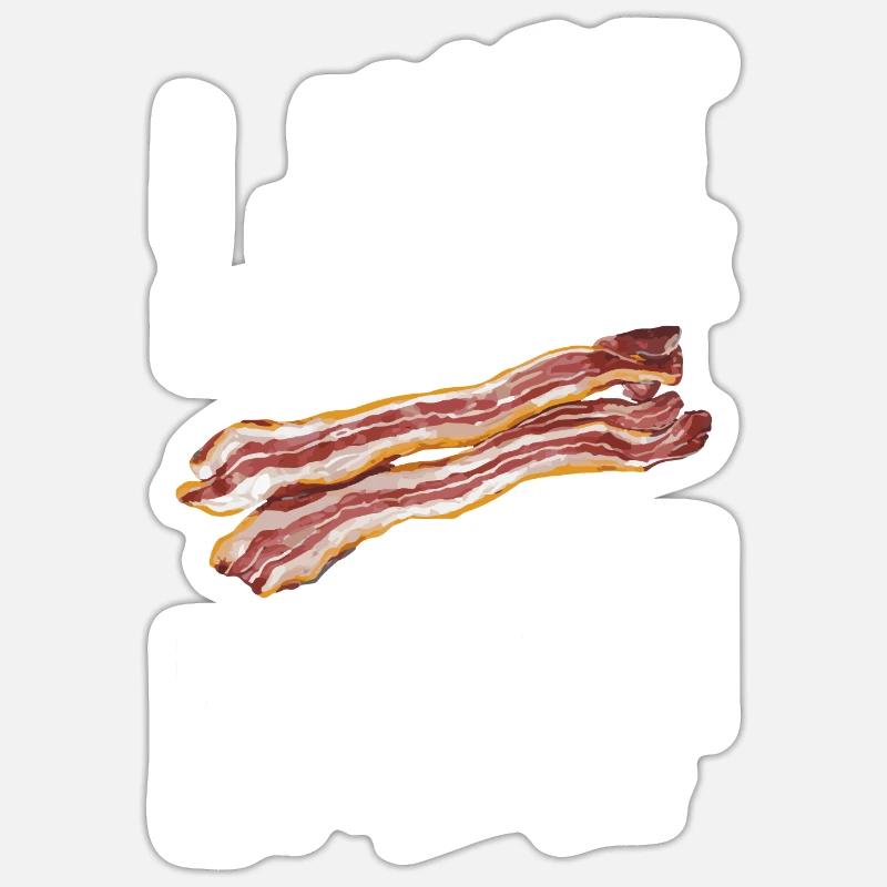 Bacon Breakfast Bacon Sticker size S (10 x 10 cm)