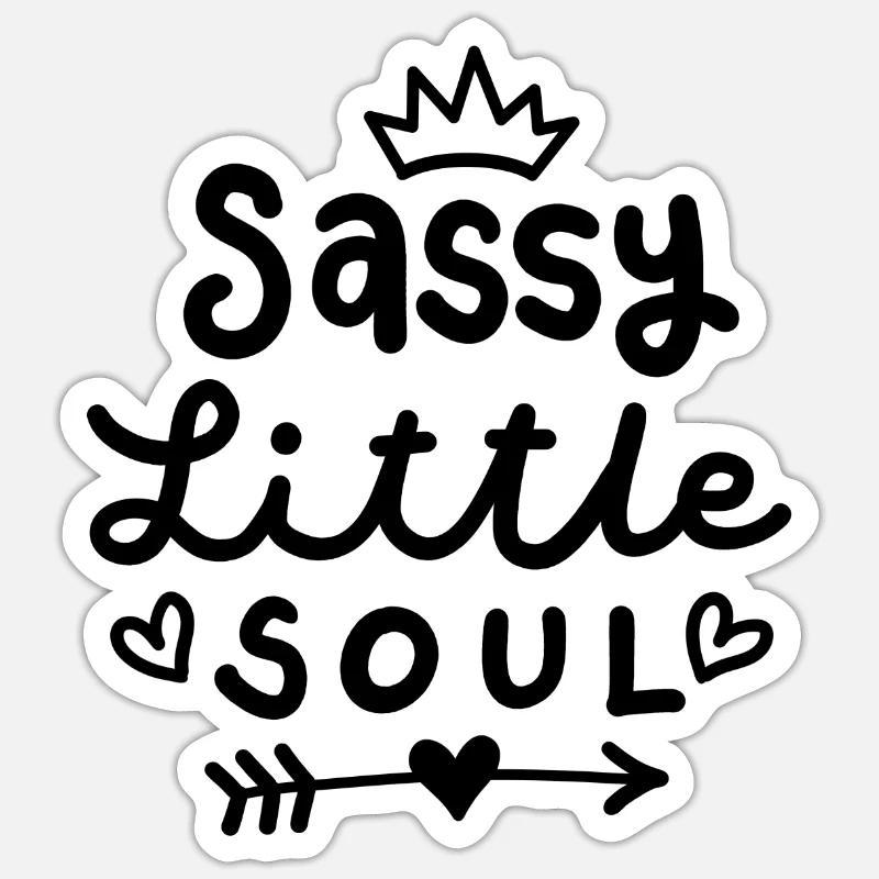 Freche Kinder Mädchen Sticker Größe S (10 x 10 cm)