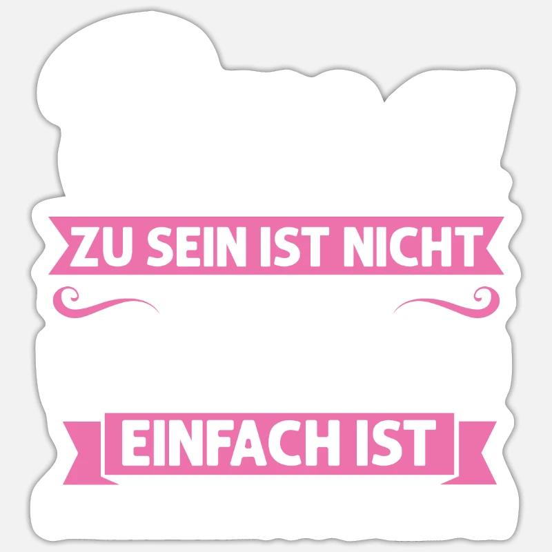 Oma Mutter Tag Omi Geschenk Sticker Größe S (10 x 10 cm)