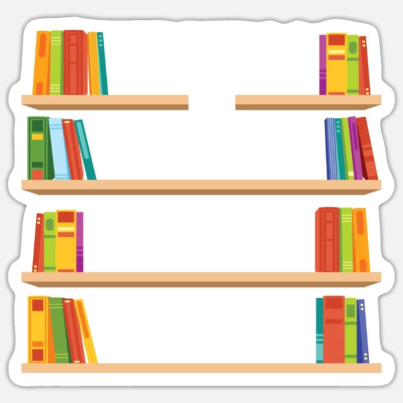 Bibliothécaire adjointe Sticker taille S (10 x 10 cm)