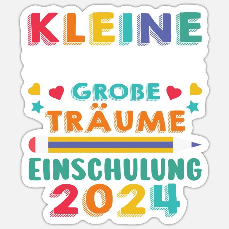 First Grade Elementary School 2024 Gift Sticker size S (10 x 10 cm)