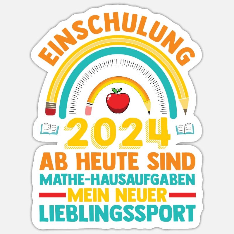 First Grade Elementary School 2024 Gift Sticker size S (10 x 10 cm)