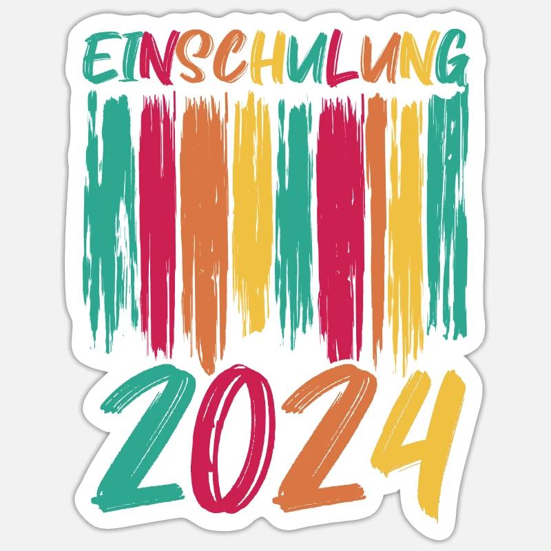 First Grade Elementary School 2024 Gift Sticker size S (10 x 10 cm)