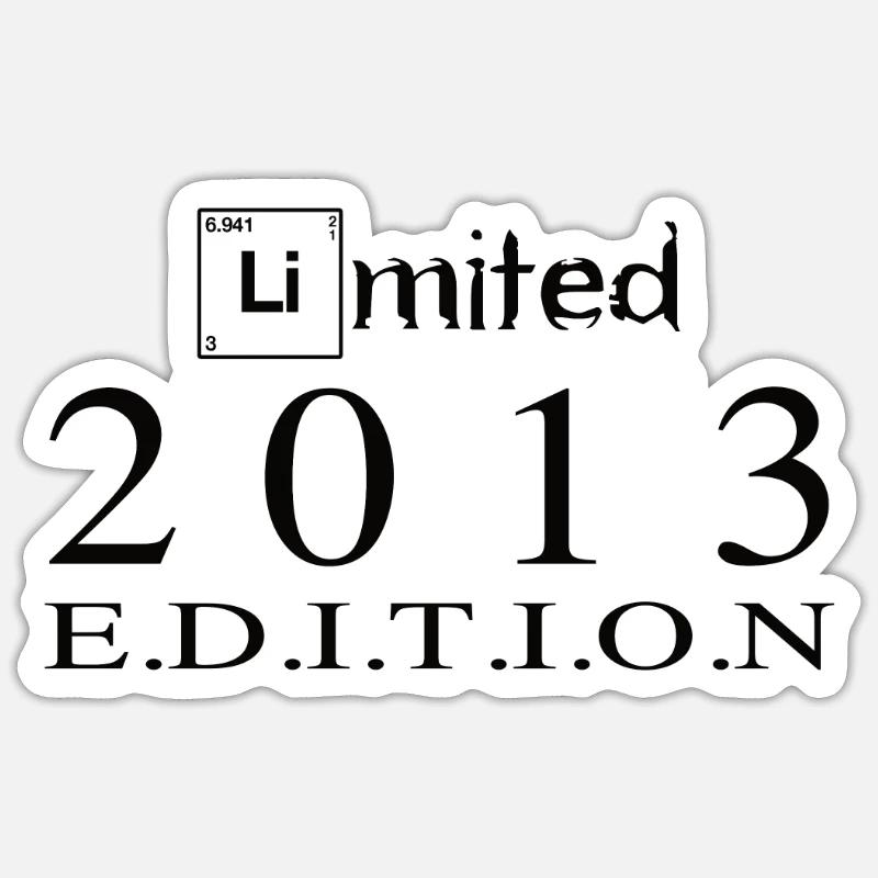 Edition Limitée 2013 - Sticker taille S (10 x 10 cm) - blanc mat