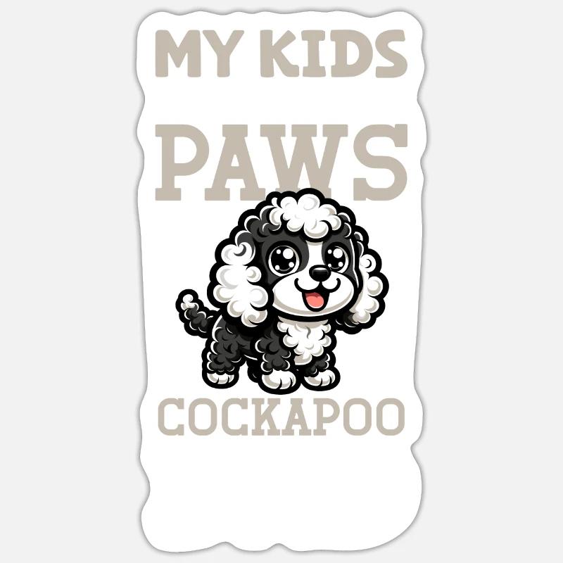 Cockapoo Dad Sticker size S (10 x 10 cm)