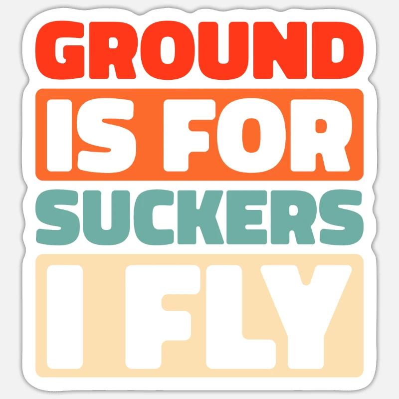 Paramoteur parapente - Sticker taille S (10 x 10 cm) - blanc mat