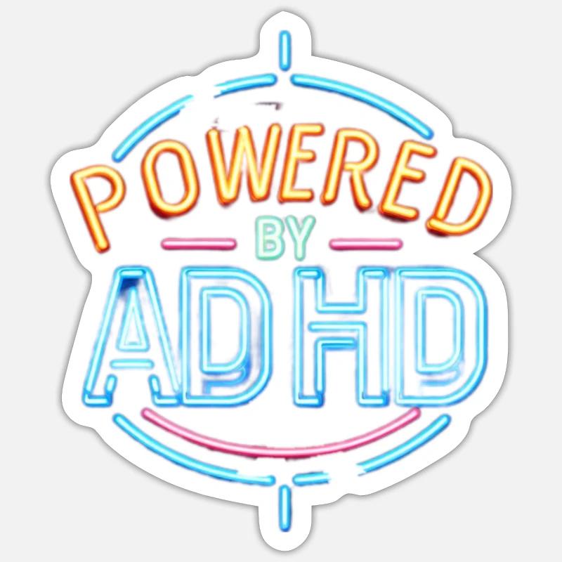 ADHD Sticker size S (10 x 10 cm)