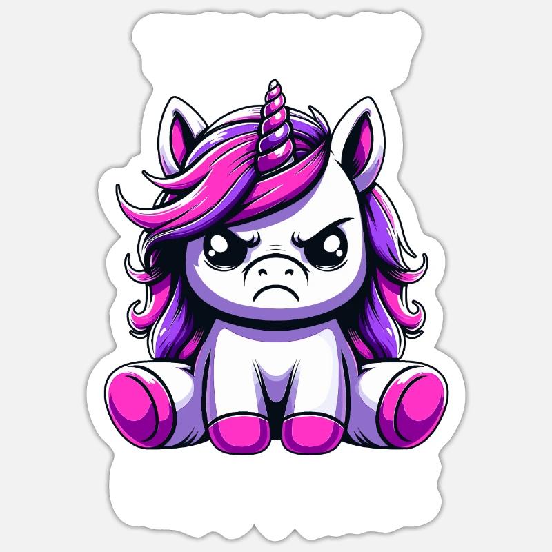 This Is My Happy Face - Sticker size S (10 x 10 cm) - white matte