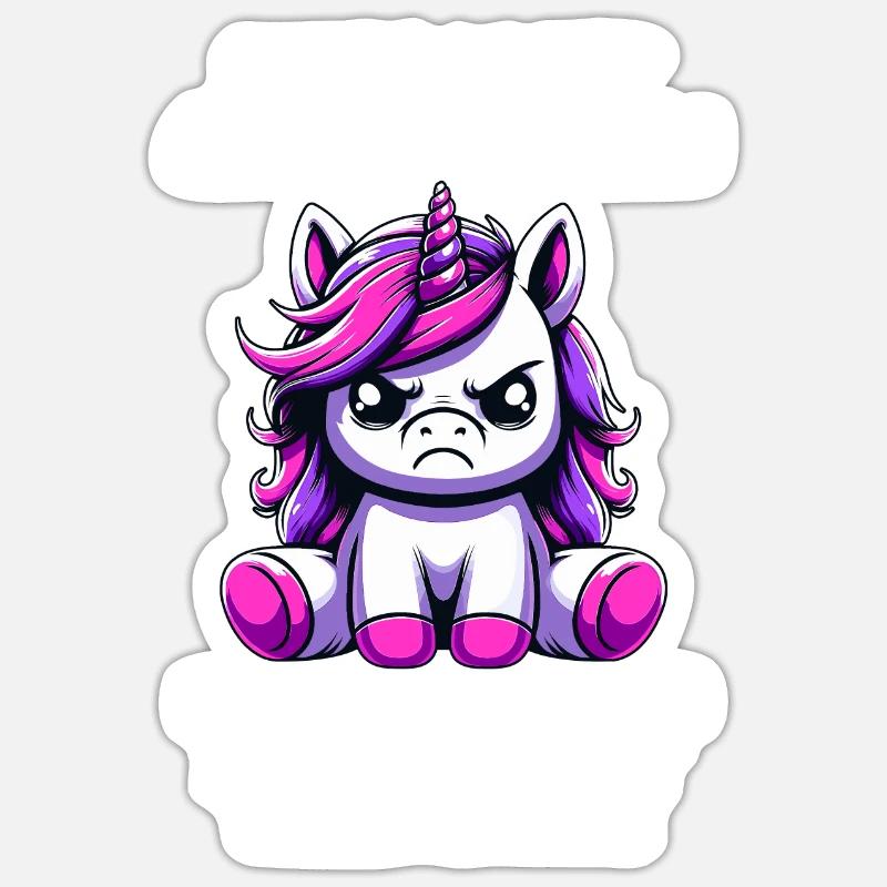 Bitte Nicht Ansprechen Ich Bin Wirklich Genervt Sticker Größe S (10 x 10 cm)