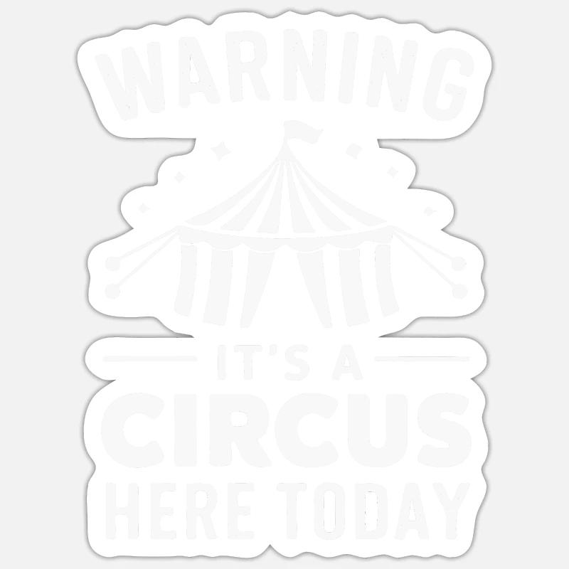 Circus Carnival Carnival - Sticker size S (10 x 10 cm) - white matte