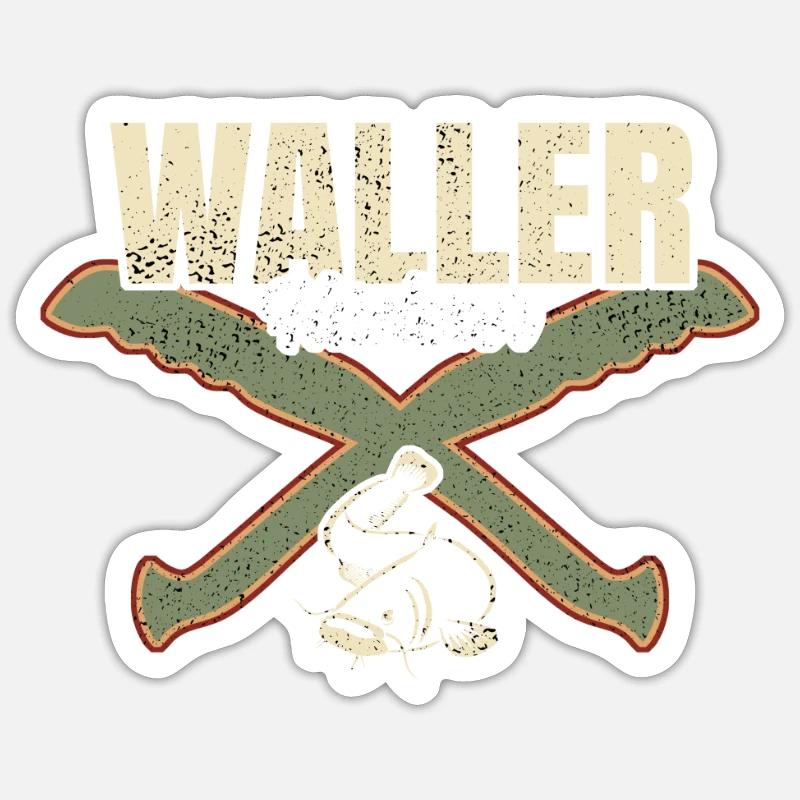 Waller Flüsterer Sticker Größe S (10 x 10 cm)