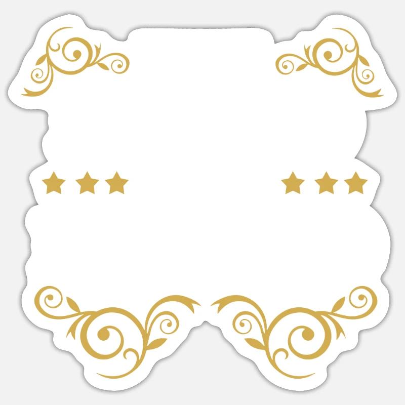 Pension d’infirmière - Sticker taille S (10 x 10 cm) - blanc mat