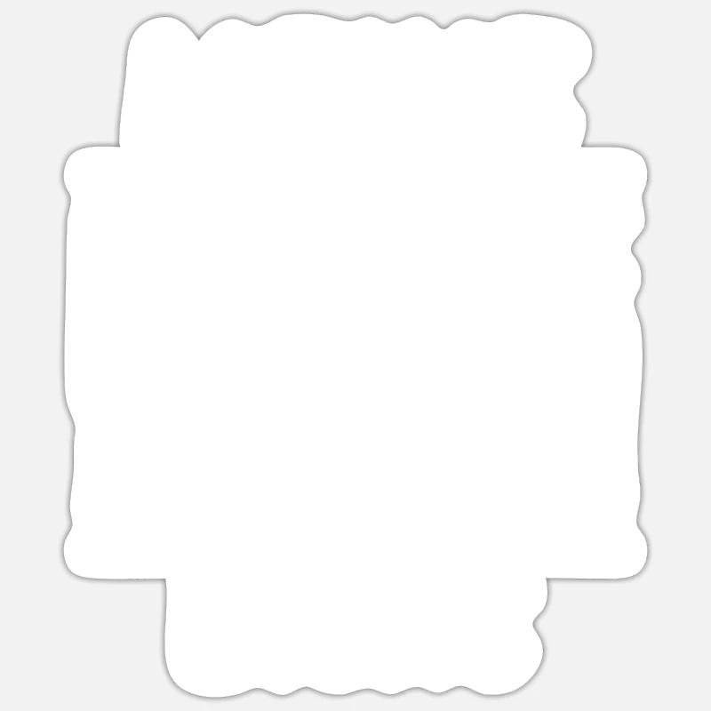 Frau Biene - Sticker Größe S (10 x 10 cm) - Mattweiß