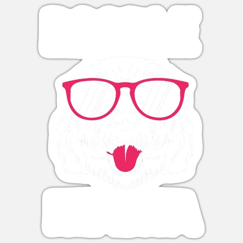 Goldendoodle - Sticker size S (10 x 10 cm) - white matte