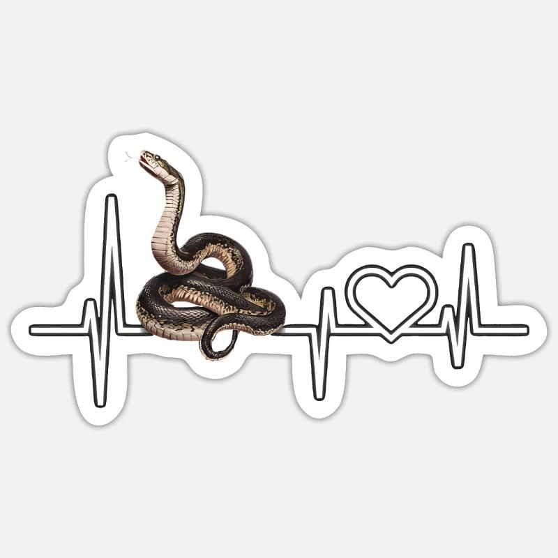 Serpent Sticker taille S (10 x 10 cm)
