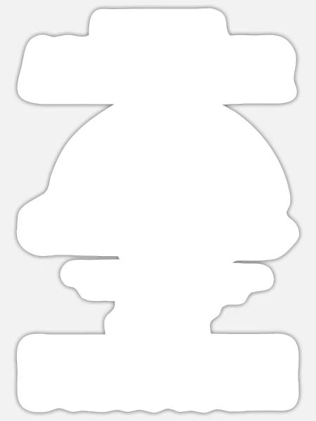 Die besten Abenteuer - Warten draußen Wandern - Sticker Größe S (10 x 10 cm) - Mattweiß