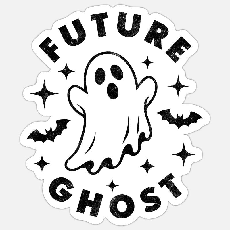 Future ghost Sticker size S (10 x 10 cm)