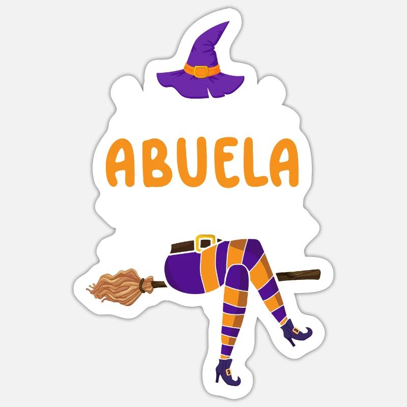 I'm the Abuela Witch - Sticker size S (10 x 10 cm) - white matte