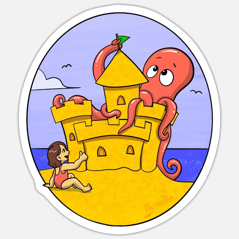 Summer fun Sticker size S (10 x 10 cm)