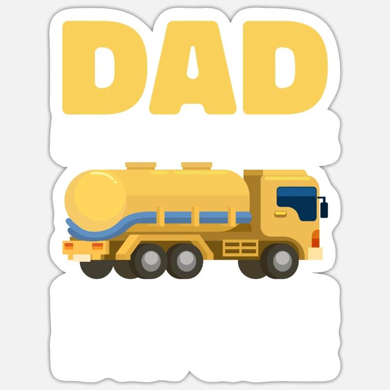 Septic Tank Technician Sewer System Installer Sticker size S (10 x 10 cm)