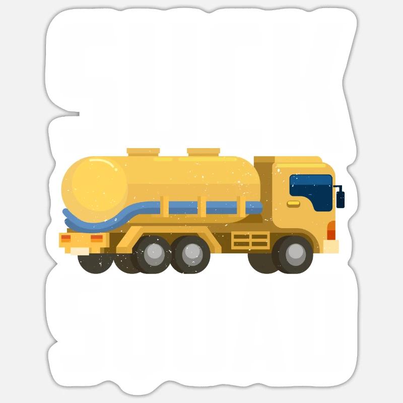 Septic Tank Technician Sewer System Installer Sticker size S (10 x 10 cm)