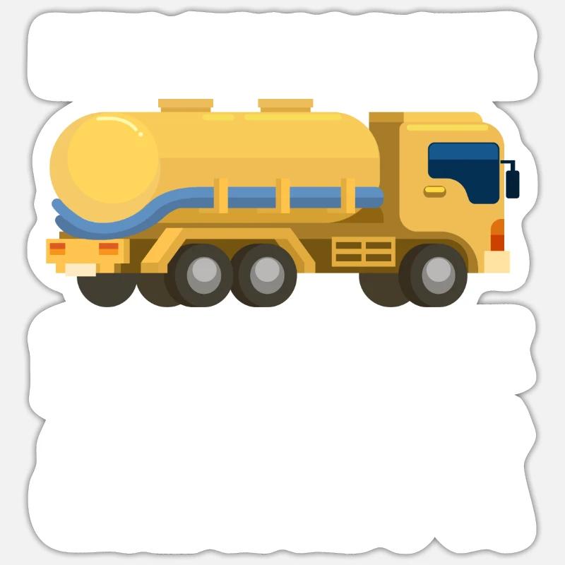 Septic Tank Technician Sewer System Installer Sticker size S (10 x 10 cm)