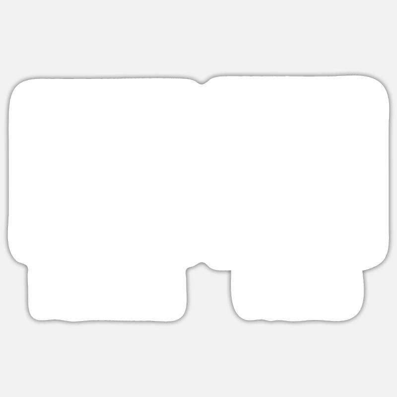 Problem Gelöst Fahrradfahrer - Sticker Größe S (10 x 10 cm) - Mattweiß