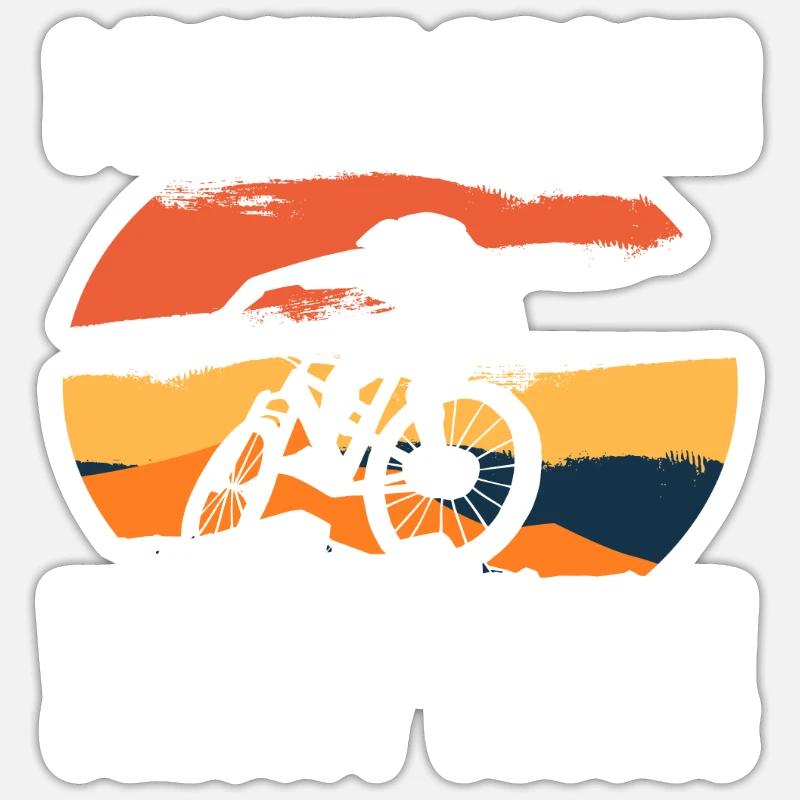 I don't fall, I do random Sticker size S (10 x 10 cm)