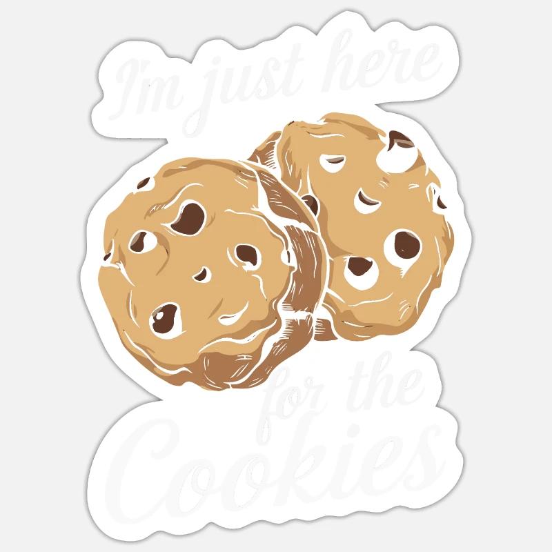 Cookies Cookie Biscuits Biscuits Chocolate Sticker size S (10 x 10 cm)