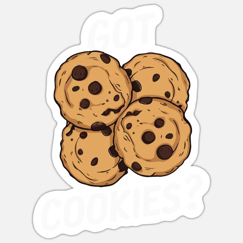 Cookies Cookie Biscuits Biscuits Chocolate Sticker size S (10 x 10 cm)
