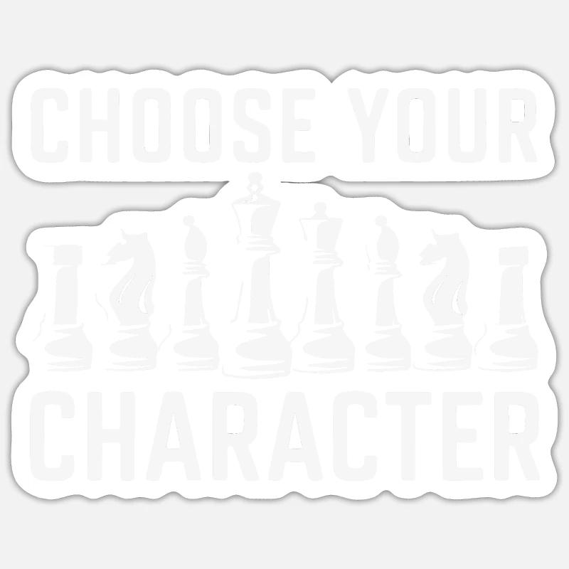 Chess Chess Player Sticker size S (10 x 10 cm)