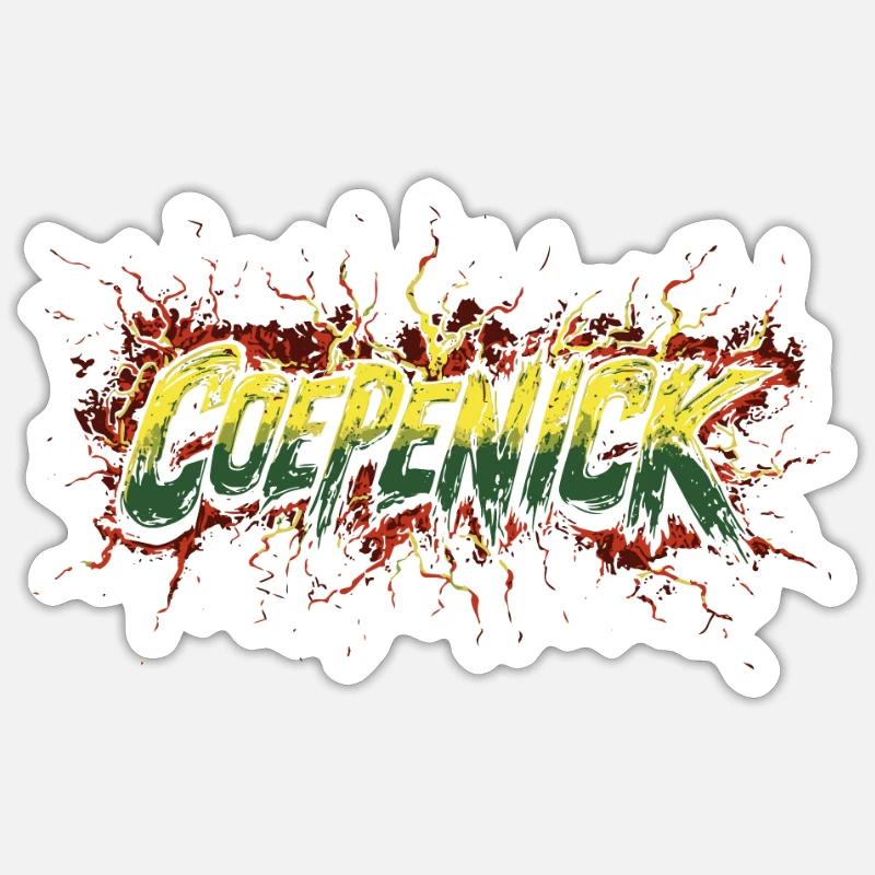 Berlin Köpenick Souvenir Cöpenick Graffiti-Blitz Sticker Größe S (10 x 10 cm)