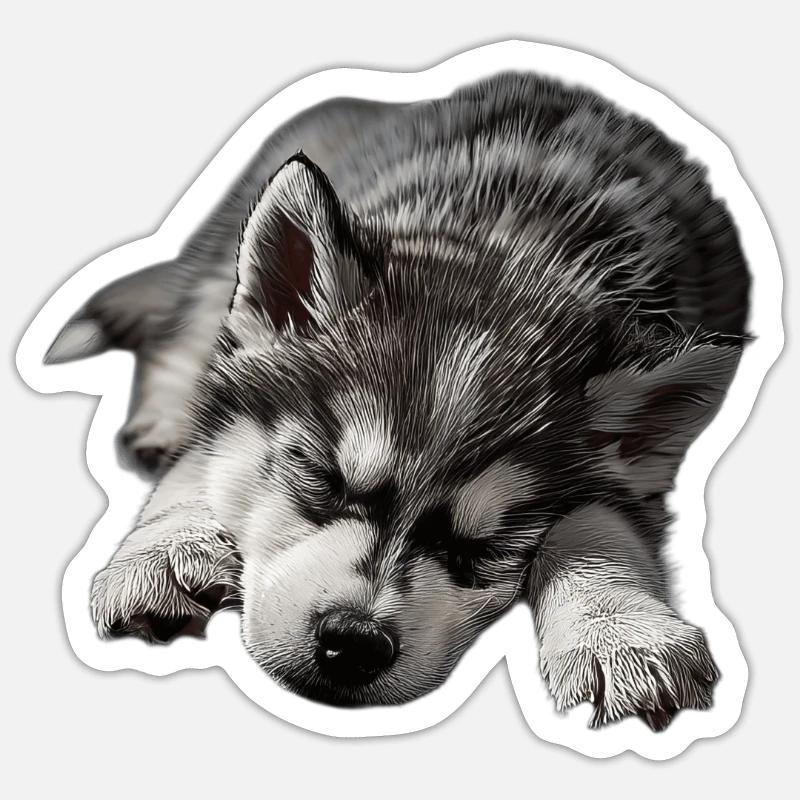 Heiser - Sticker Größe S (10 x 10 cm) - Mattweiß