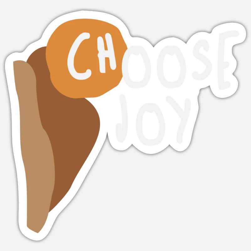Choose Joy - Citazione cristiana edificante Adesivo