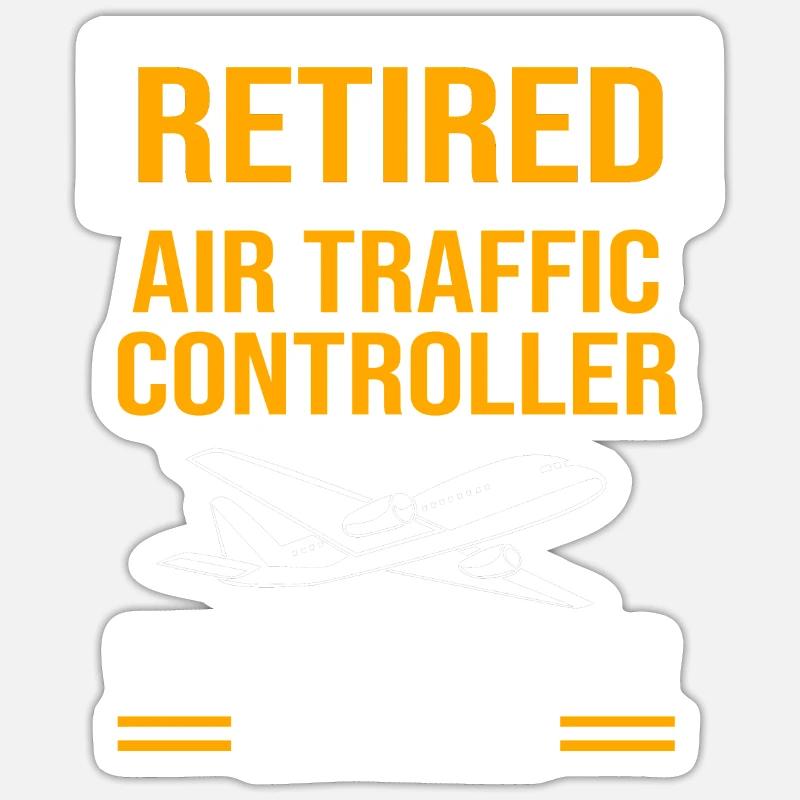 Air traffic controller Sticker size S (10 x 10 cm)