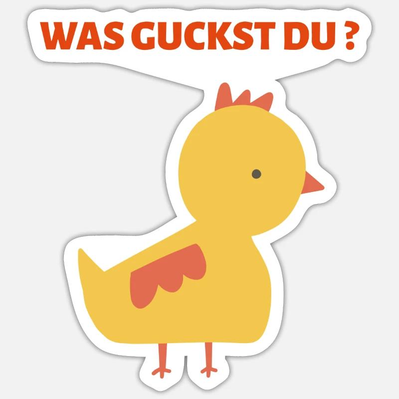 QU’EST-CE QUE VOUS REGARDEZ ? Sticker taille S (10 x 10 cm)