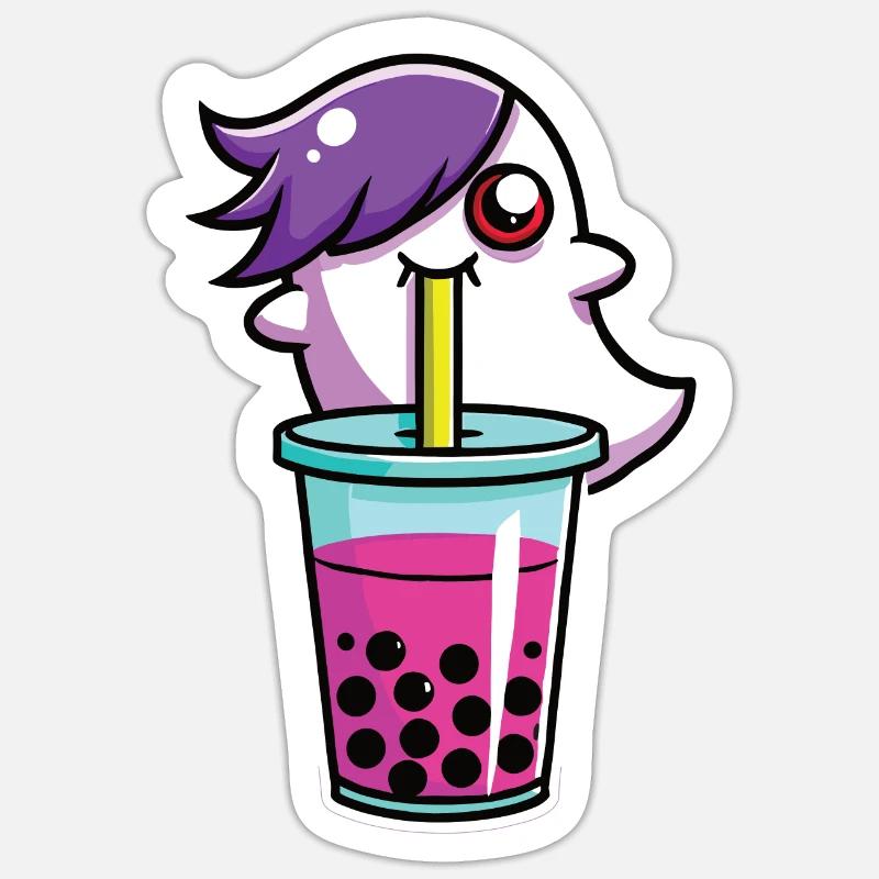 Bubble Tea Sticker size S (10 x 10 cm)