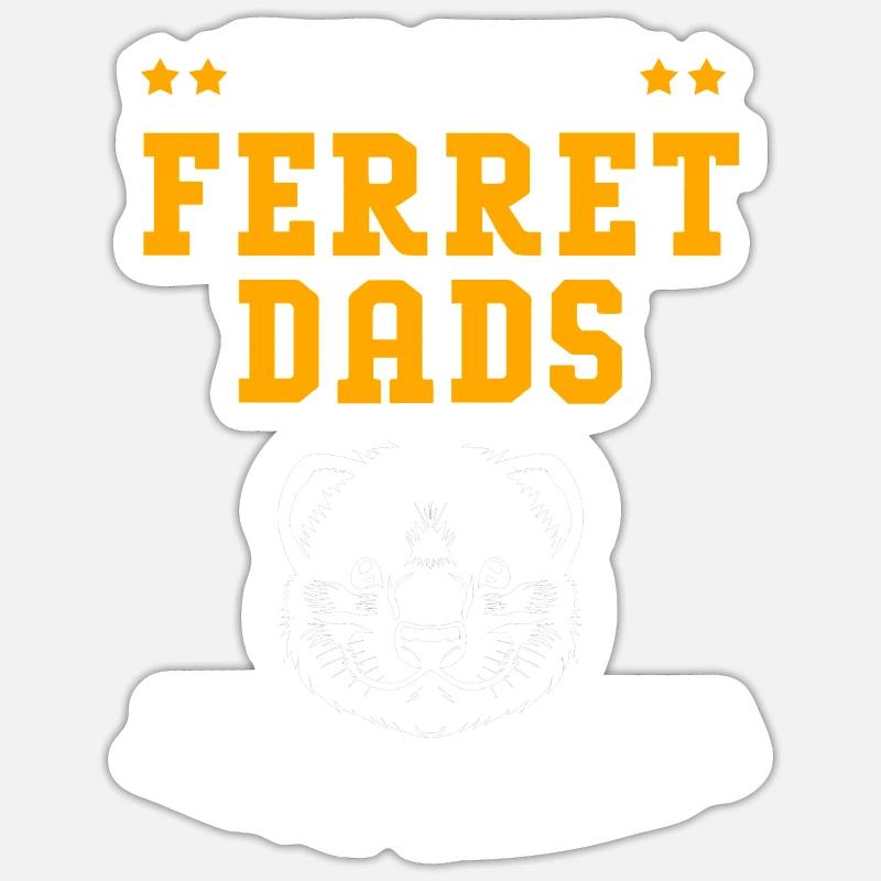 Frettchen Sticker Größe S (10 x 10 cm)