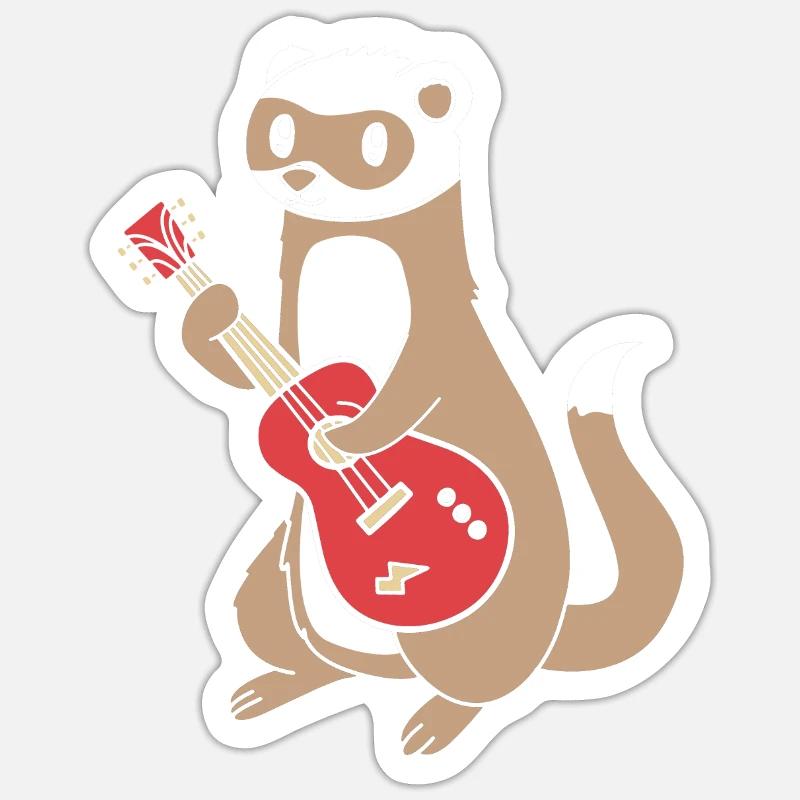 Frettchen Sticker Größe S (10 x 10 cm)