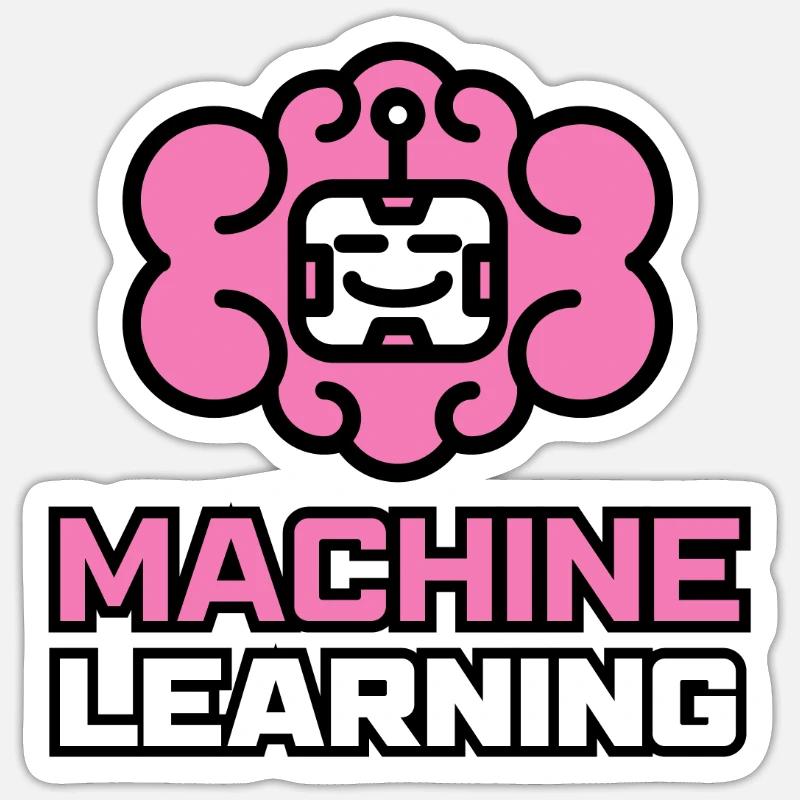 Machine Learning ML Generative AI Data Scientist - Sticker size S (10 x 10 cm) - white matte