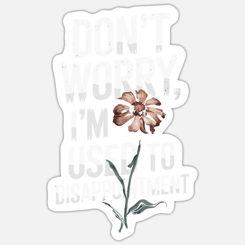 Introversion Alternative Style Emotional - Sticker size S (10 x 10 cm) - white matte