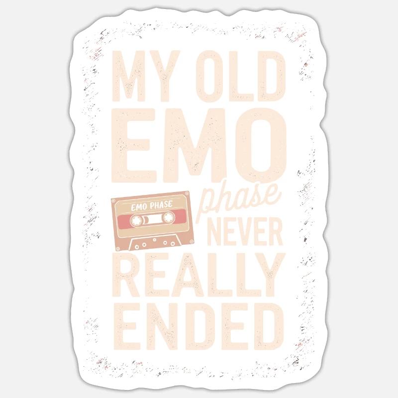 Introversion Alternative Style Emotional Sticker size S (10 x 10 cm)