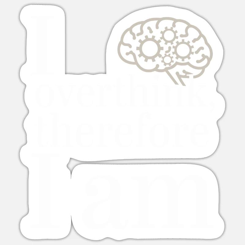 Introversion Alternative Style Emotional - Sticker size S (10 x 10 cm) - white matte