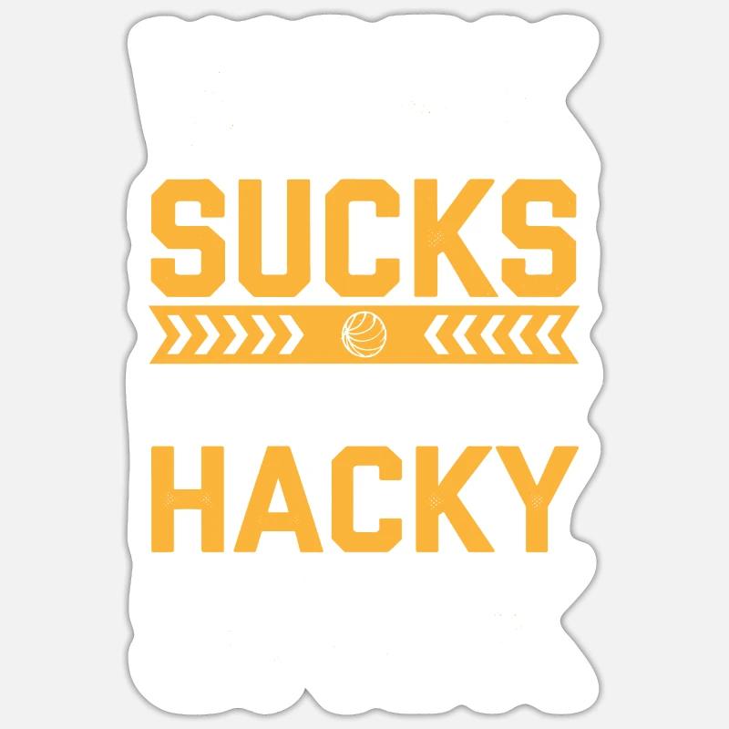 Hacky Sack - Sticker size S (10 x 10 cm) - white matte