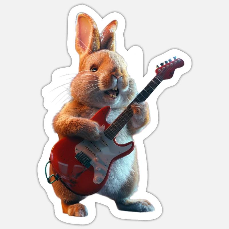 Rabbit Sticker size S (10 x 10 cm)